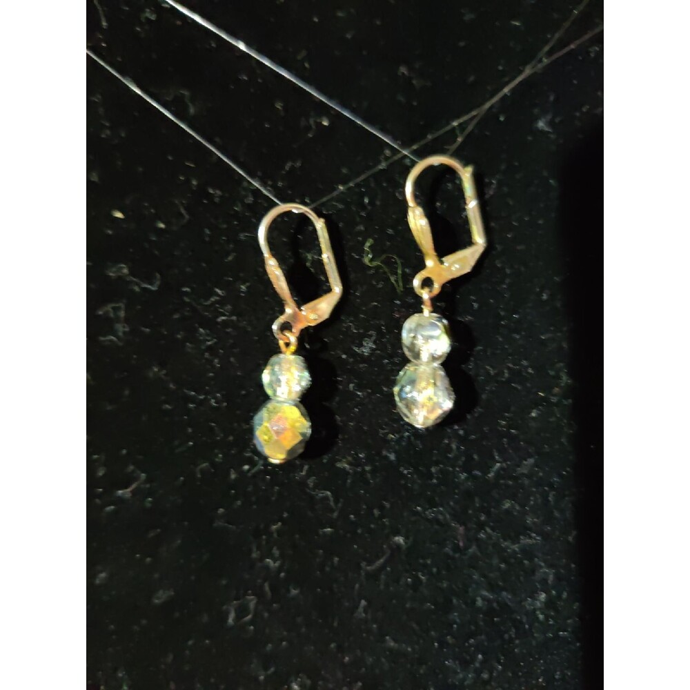 Rainbow Iridescent Earrings
